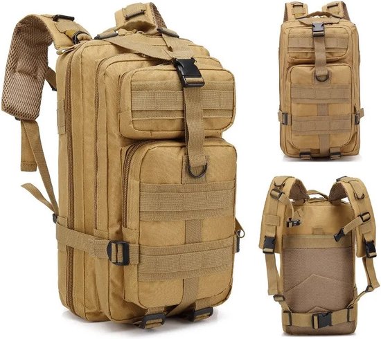 Smart-Shop Militaire Tactische Rugzak - Sport Camouflage Tas - Outdoor Klim Jagen Rugzak - Vissen Leger 3P Pack Bag
