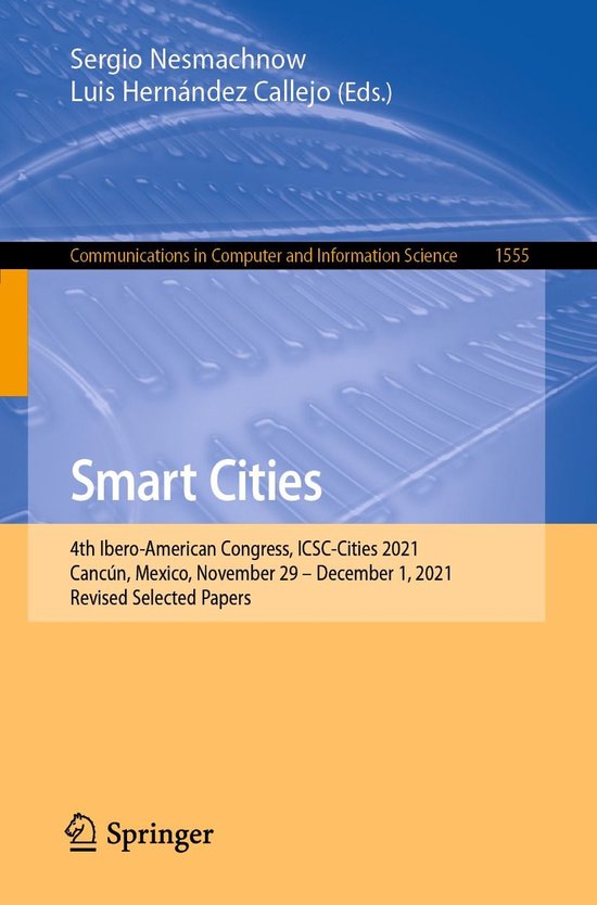 Springer Nature Proceedings Computer Science - Smart Cities - cover