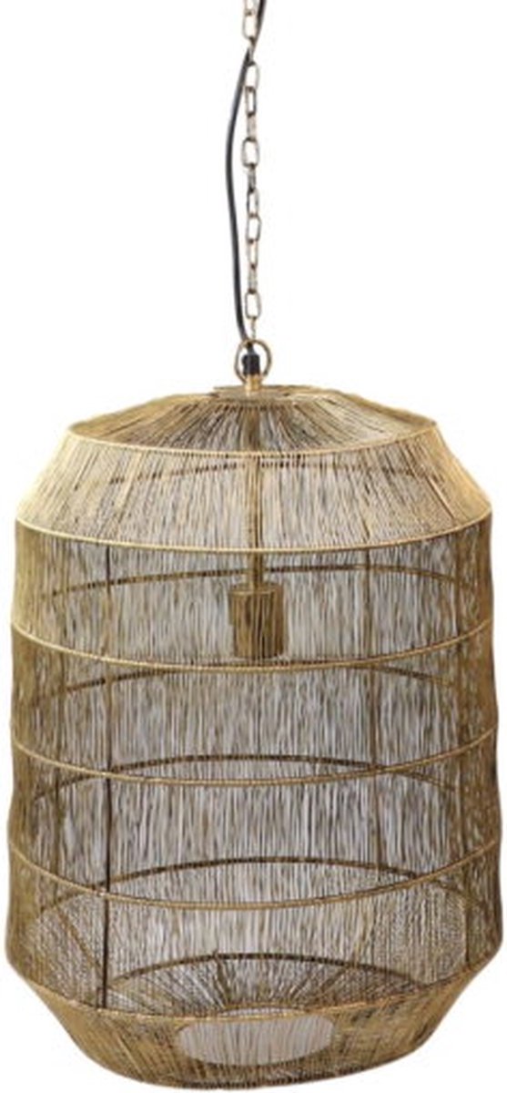 HSM Collection Hanglamp Marbella - Ã¸40x61 - Goud - Metaal