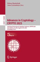 Lecture Notes in Computer Science 14085 - Advances in Cryptology – CRYPTO 2023