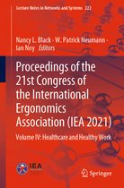 Proceedings of the 21st Congress of the International Ergonomics Association IE