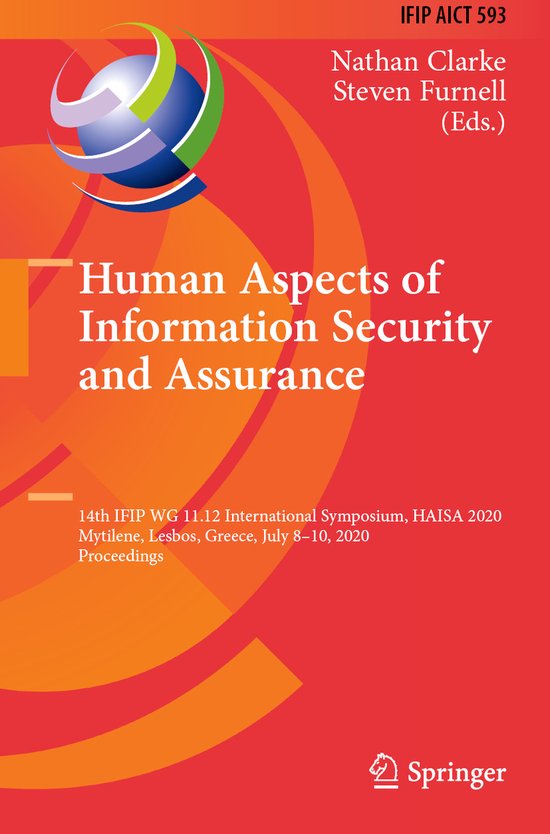 Human Aspects of Information Security and Assurance - cover