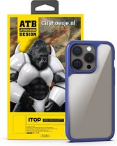 ATB– Anti Shock – iphone 15 Pro Max – Backcover Transparant Blauw
