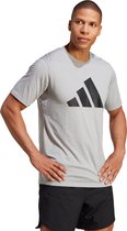 adidas Performance Train Essentials Feelready Logo Training T-Shirt - Heren - Grijs- L