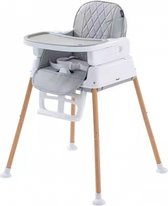 Mobiclinic Kiara - Kinderstoel - Evolutionair - Opvouwbaar - 3 in 1 - Verstelbaar dienblad - Veiligheidsbanden - Reizen - Spel