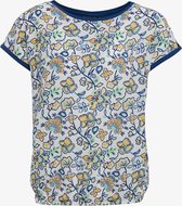 Twoday dames T-shirt met bloemenprint - Wit - Maat 3XL