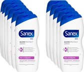 Sanex Douchegel - Pro Hydrate - Voordeelverpakking 12 x 250 ml