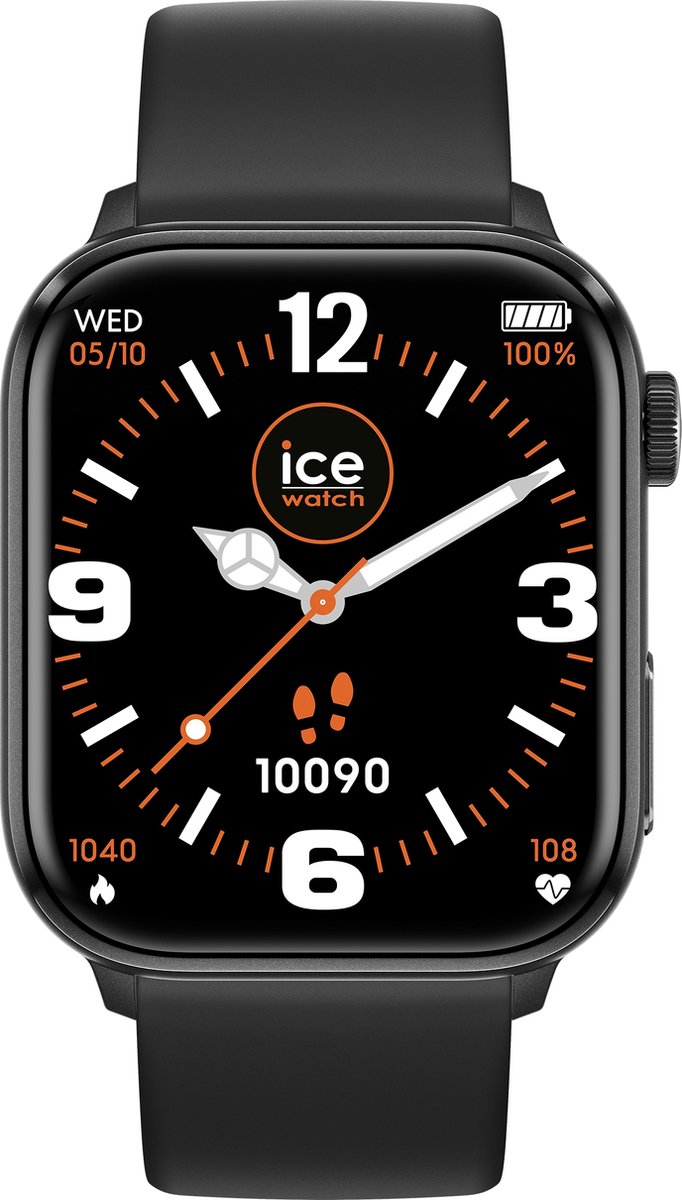 Ice Watch Ice Smart 2.0 - Black 022535 Horloge - Siliconen - Zwart - Ø 40 mm