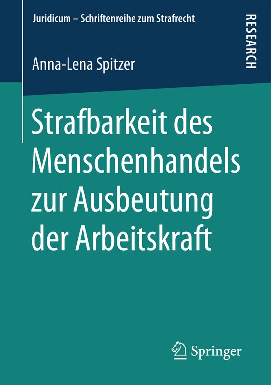 Strafbarkeit des Menschenhandels zur Ausbeutung der Arbeitsk ... - cover