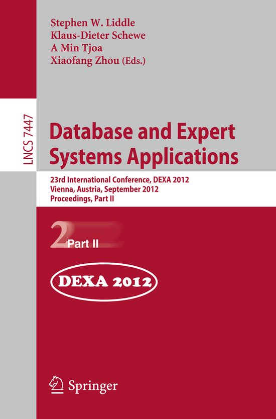Database and Expert Systems Applications - cover