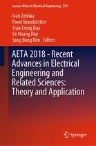 Lecture Notes in Electrical Engineering 554 - AETA 2018 - Recent Advances in Electrical Engineering and Related Sciences: Theory and Application