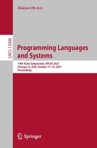 Lecture Notes in Computer Science 13008 - Programming Languages and Systems