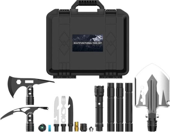 Survival Kit - Outdoor Kit - Survival Set - Inclusief Scherp, Mes, Bijl En Picker