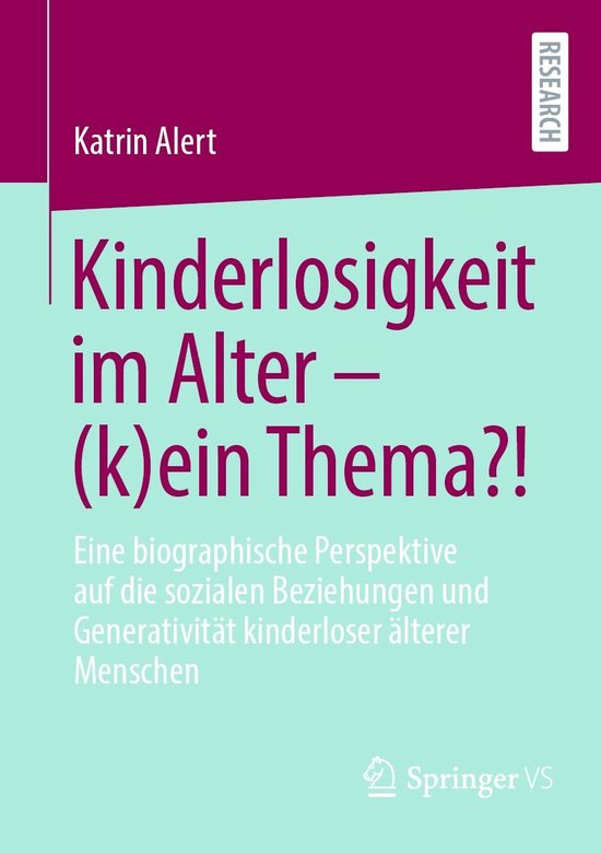 Social Science and Law (German Language) - Kinderlosigkeit i ... - cover