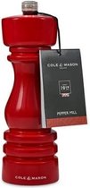 Cole & Mason Moulin à Sel London 18 cm Hêtre Rouge Brillant