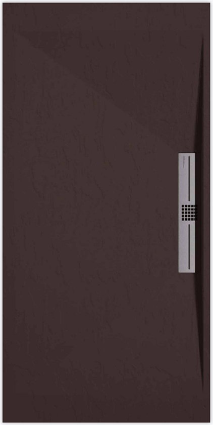 Receveur de douche Sanifun Stone Side Ardoise Chocolat 1100 x 700 S