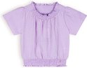 Meisjes blouse geruit - Tyra - Galaxy lilac