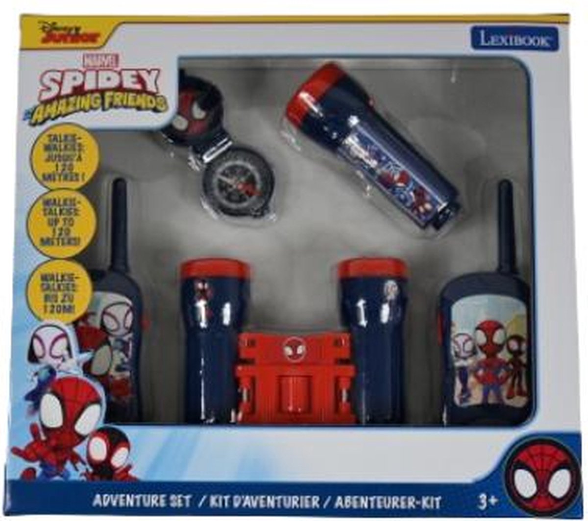 Spidey & His geweldig Friends Avonturenset met walkie-talkies tot 120m.