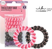 Invisibobble Extra Hold Value Pack - Pink Marron
