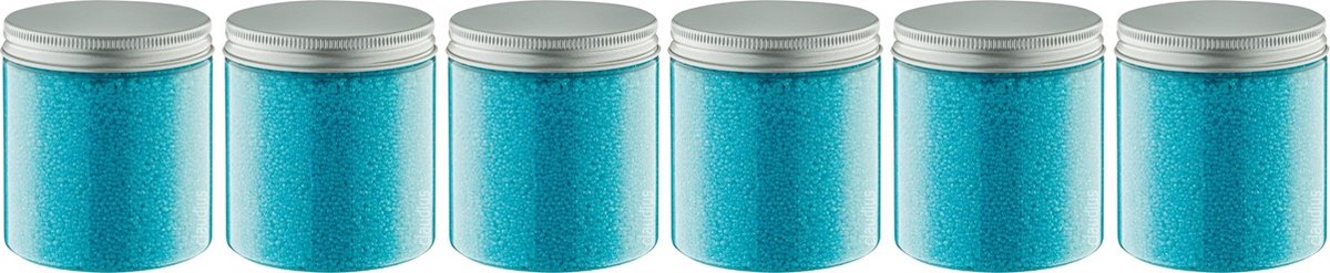 Goedkoopste Badkaviaar Opium - 200 gram - Pot met aluminium deksel - set van 6 stuks - bad parels voor in bad
