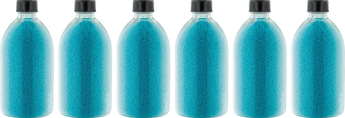 Goedkoopste Badkaviaar Opium - 400 gram - Fles met zwarte dop - set van 6 stuks - bad parels voor in bad