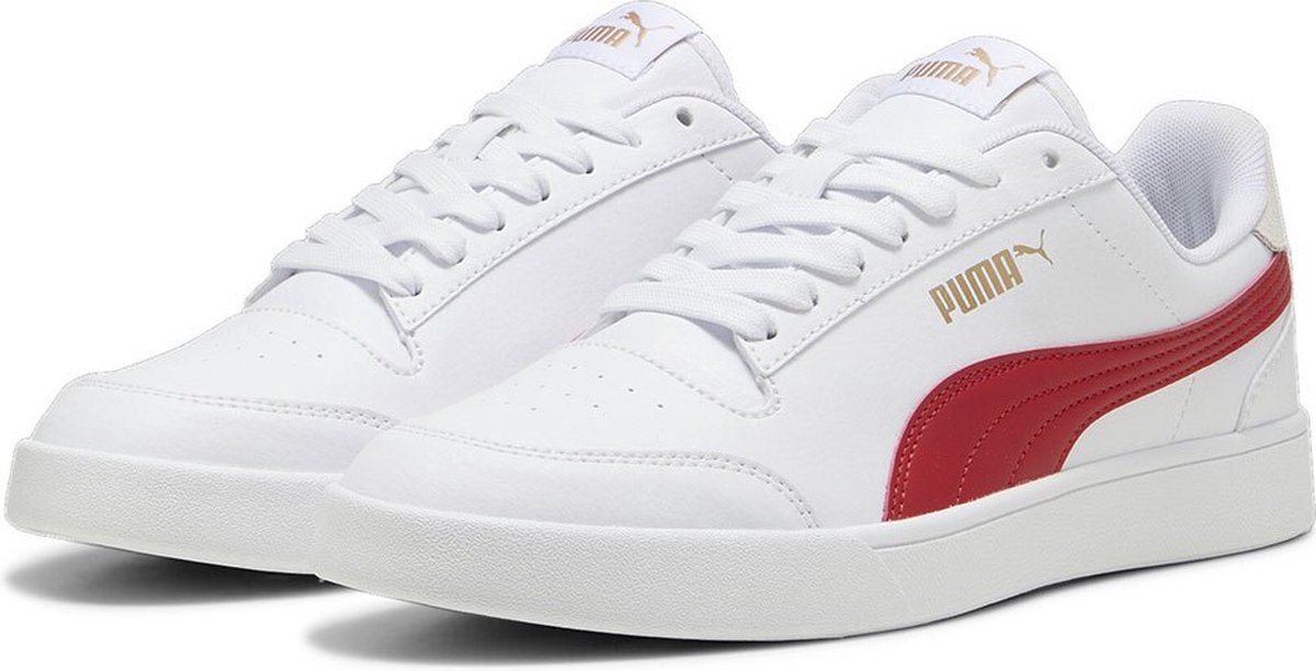 White / Club Red / Gold