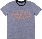 Donkergrijs heren t-shirt Star Wars Disney