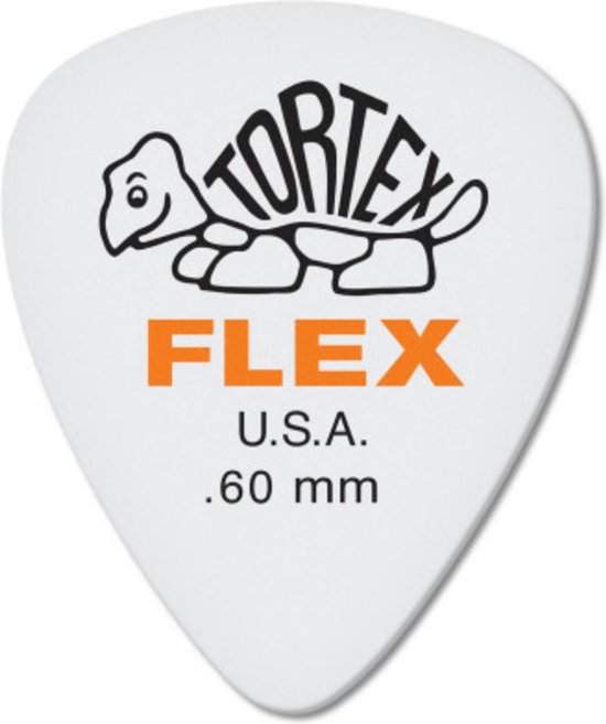 Dunlop JD-PIC-428P.60 Tortex Flex Standard Pick 0.60mm (12-Pack) - Plectrum set