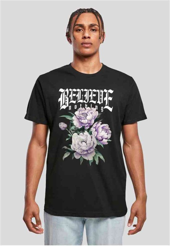 Mister Tee - Believe Nothing Heren T-shirt - Zwart