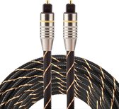 Jumada's - ETK Digital Optical kabel 3 meter / Toslink audio male to male / Optische kabel - Nylon series - Zwart