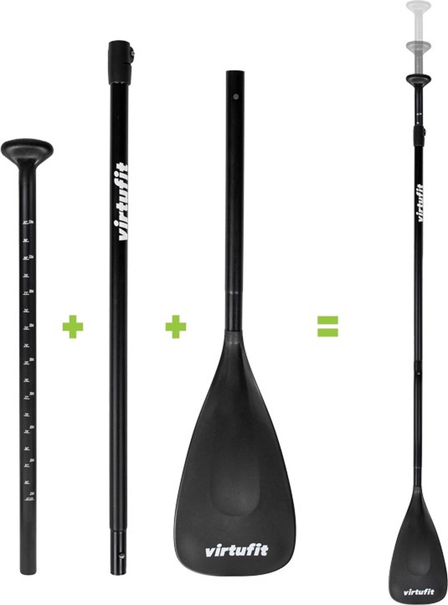 VirtuFit Cruiser Opblaasbaar SUP Board 305 cm - Max. 180 kg - Complete Set - Incl. Kajak Zitje, Peddel, Pomp, Tas & GoPro-mount - Stand Up Paddle Board - Beige – foto 3