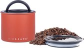ontwerp Airscape roestvrijstalen koffiecontainer - voedselopslagcontainer - gepatenteerd luchtdicht deksel - behoudt de versheid van voedsel door overtollige lucht (klein, matrood)