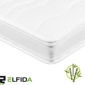 Elifda - Luxe Bamboo Schuim Topper - Hybrid Schuim - Wasbare hoes - 12 cm dik - 140 x 200 cm