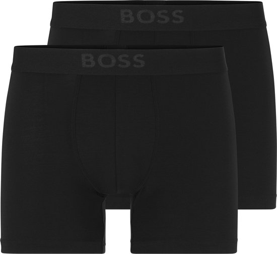 HUGO BOSS Ultrasoft boxer briefs (2-pack) - heren boxers normale lengte modal - zwart - Maat: XL