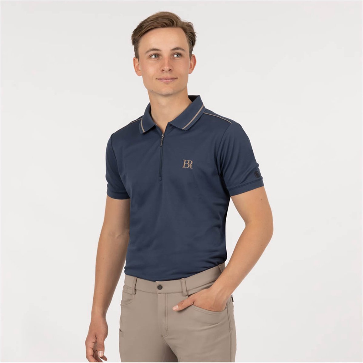 Br Polo Br Collin Men Donkerblauw