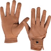 QHP Riding Glove Leather Pro - taille M - cognac