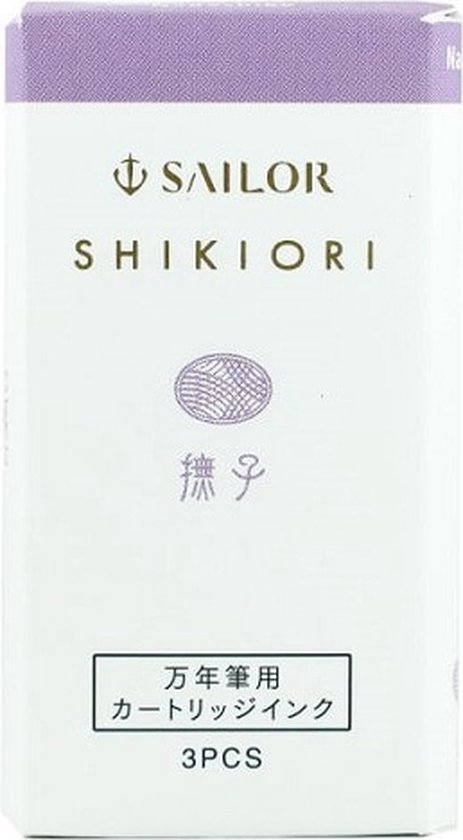 Sailor Inktpatronen, Shikiori / Nadeshiko Sansui, Set van 3.