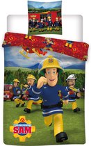 Housse de couette Fireman Sam Crew - 140 x 200 cm - Polyester