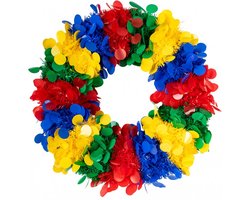Deurkrans Brandvertragend/ Brandveilig, 45 cm, Wand versiering, Carnaval, Decoratie.