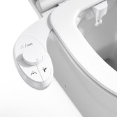 Accessoire bidet pour toilettes, insert de bidet non électrique, escamotable, autonettoyant, double buse, accessoire bidet, pressostat réglable, accessoire bidet pour toilettes