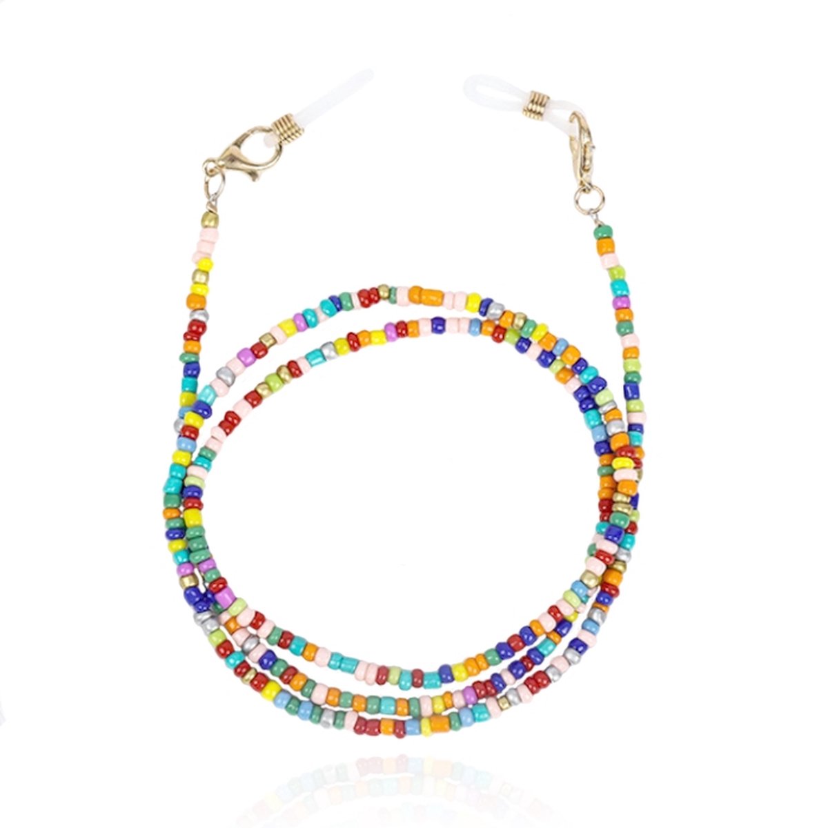 Deja Jewels Multikleur Koord voor Zonnebril of Leesbril met Kraaltjes