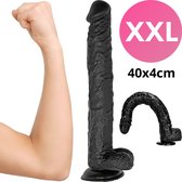 Mega gode Eroticon - 40x4 cm - Gode Extreme grand pour usage vaginal et anal - Plug anal XXL - Gros gode - Gode épais - Gode Horse - Gode animal - Ventouse