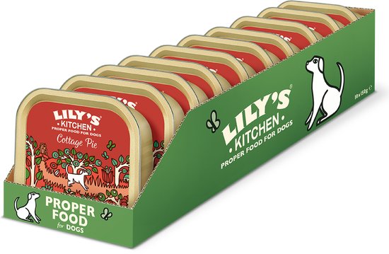 Lily's Kitchen Paté - Hondenvoer Natvoer - Cottage Pie - 10 x 150 g