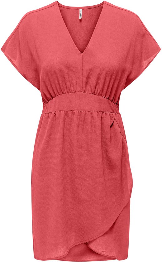 Only ONLNOVA LIFE VIS S/ S TRACY DRESS SOLID Robe Femme - Taille S