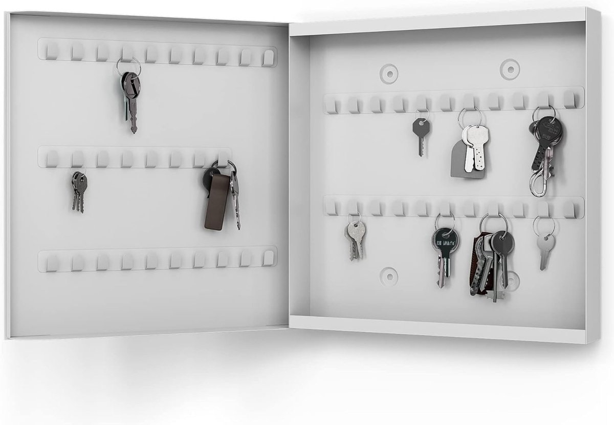 Armoire à Clés Murale En Bois De Style Méditerranéen,porte-clés,boîte De Rangement Pour La