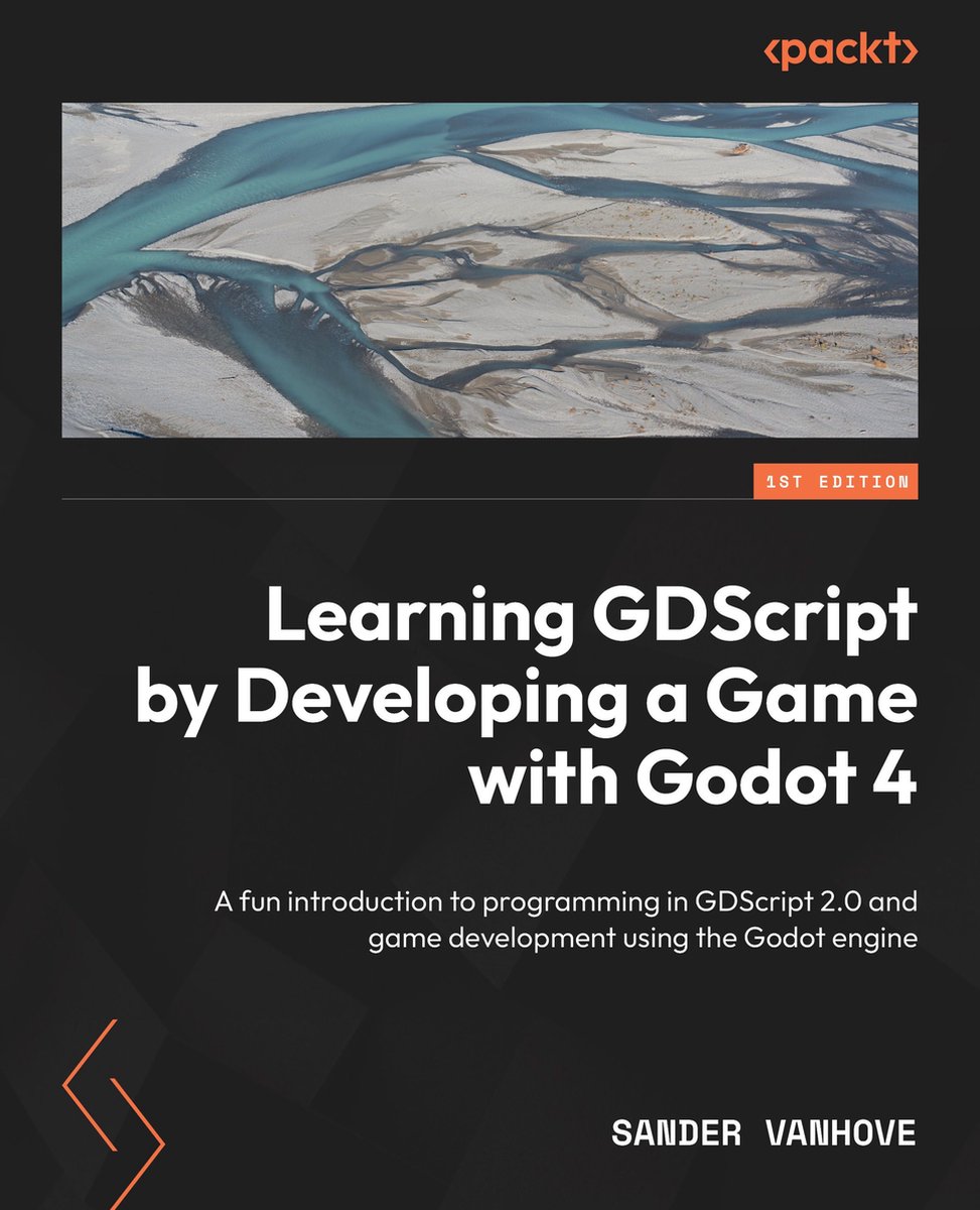 Omslag van Learning GDScript by Developing a Game with Godot 4