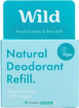 Wild Deodorant Navulverpakking Natural Fresh 40 gr