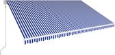 vidaXL-Luifel-automatisch-uittrekbaar-500x300-cm-blauw-en-wit