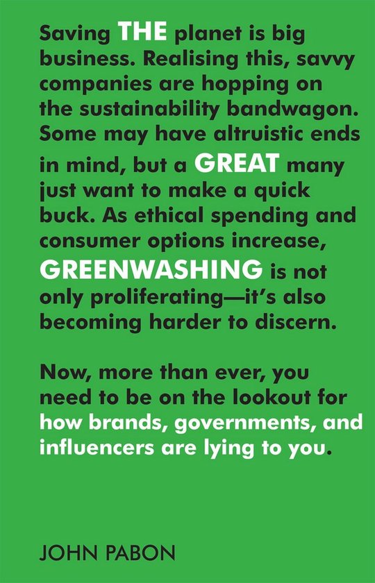 The Great Greenwashing - cover