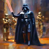 Star Wars Poster - Darth Vader - Luke Skywalker - Han Solo poster |sf posters | 50 x 50 cm | papier